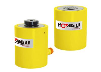 Yellow Heavy Duty Hydraulic Cylinder 1000 Ton Single Acting Load Return