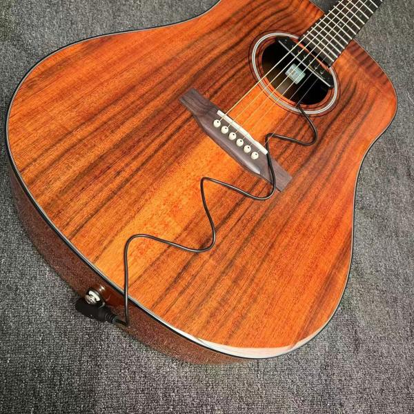 Custom Martin Style Dreadnought D-18AA All Solid KOA Wood Acoustic Guitar, Accept Guitar OEM