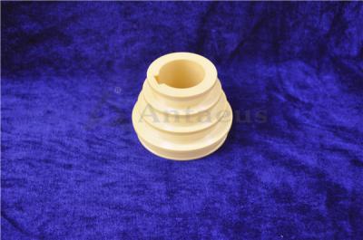 99% de material de alumina peças de cerâmica personalizada de alta dureza na cor amarela