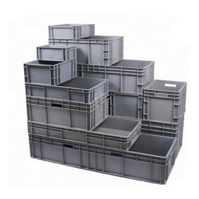 Heavy Duty Durable Solid Box Crate Stackable Plastic Logistic Crate Euro Storage Box Euro Standard Transport Use Plastic Logistics Box | Stackable Solid Crate For Heavy Load Applications