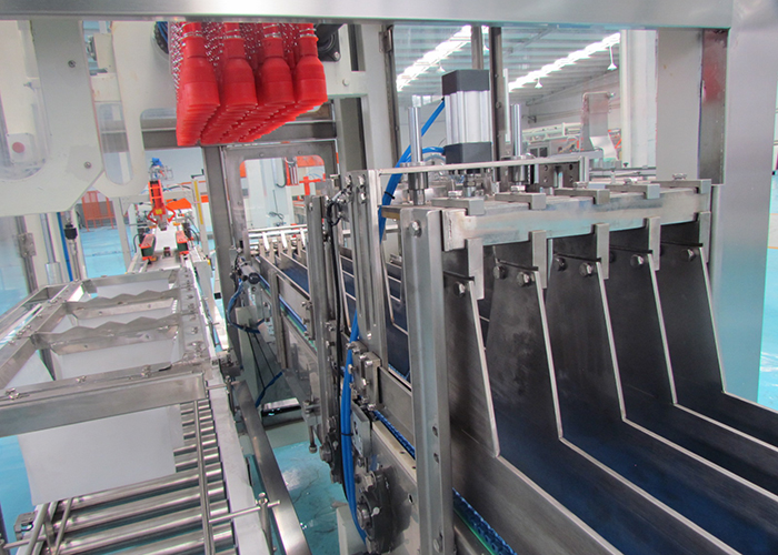 Система стеклянной Carbonated производственной линии напитка Palletizing