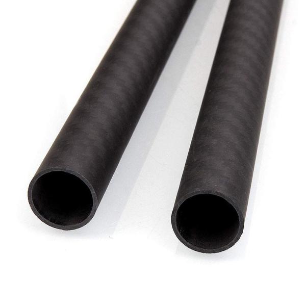 O rolo tecido sarja do tubo da fibra do carbono do círculo 3K envolveu resistente UV