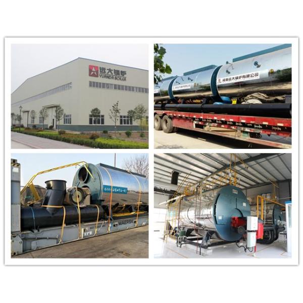 Three Pass Fire Tube Steam Boiler / Automatic Diesel Steam Boiler 2400 Kg/Hour