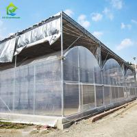Serre sur mesure en plastique agricole avec filet d'ombrage