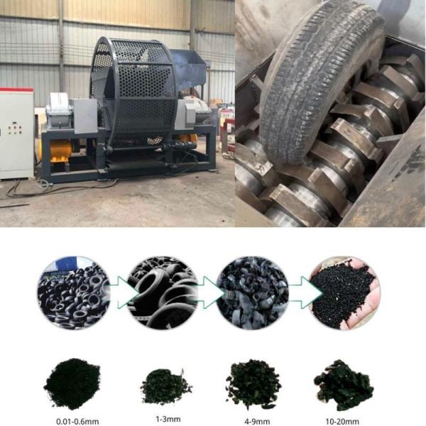 Condition Waste Rubber Tire Recycling Machine Tyre Shredder Machine for Your Business