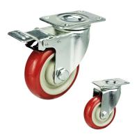 Wholesales 100mm PVC Medium Duty Casters