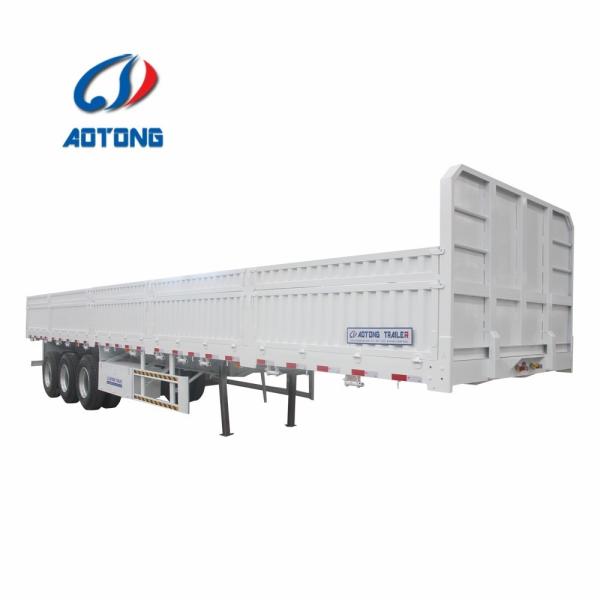 General Cargo Transport Semi Trailer with Exchangeable 2 King Pin and Fuwa Axle