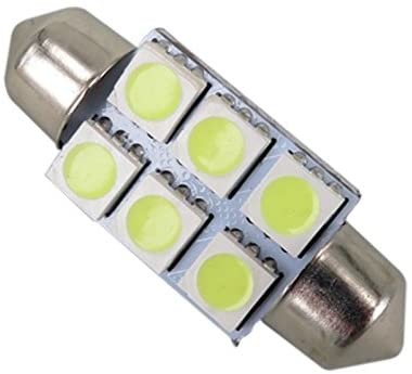 Bóveda interior DC blanco azul 12V 31m m del bulbo de lámpara de las luces del coche del adorno C5W 5050 6SMD LED 36m m 39m m 41m m