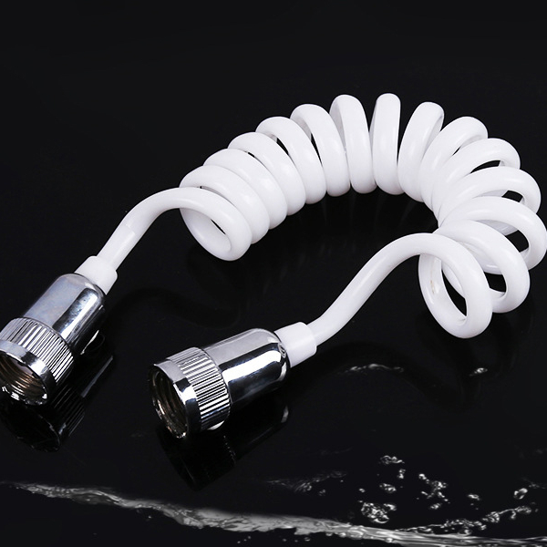 0.6mpa Bidet Hose Shower Plastic Hose Toilet Companion Spray Gun Water Retractable Spring Tube Shower Tube
