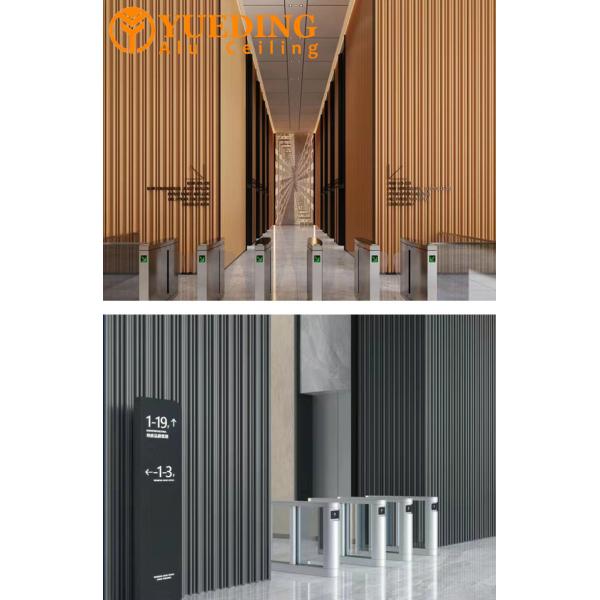 Panneau de bande d'aluminium pour murs de bâtiments, étanche, ignifuge, résistant à la corrosion