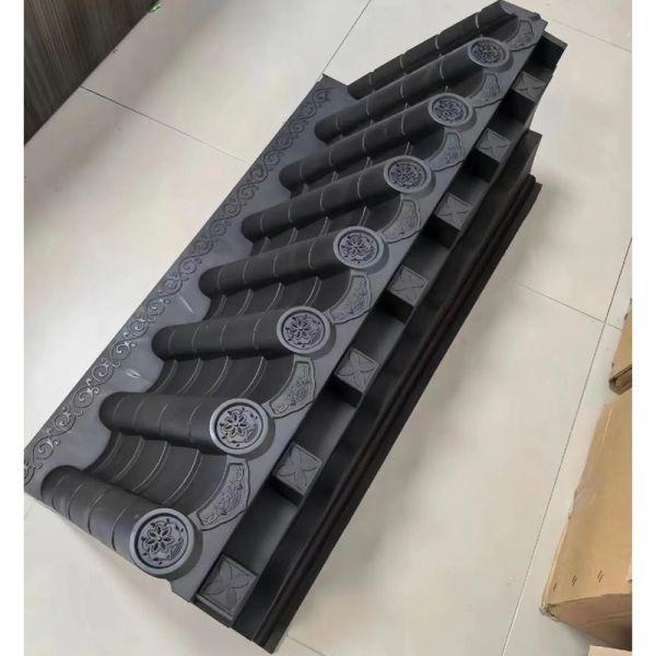 High-Strength Japanese Style Plastic Roof Tile 2.5mm Thick UV Resistant Corrugated Sheet for Industrial Warehouse Construction Free bracket Easy DIY