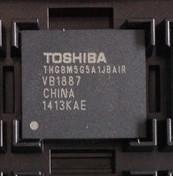 THGBM5G5A1JBA1R  Flash Memory Chip , BGA-153  4gb Nand Flash Memory New Original Storage