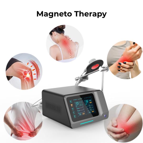 Powerful Magnetic Wave Therapy System for Muscle Spasm Reduction, Wound Healing Assistance and Nerve Support