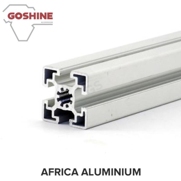 silver white anodized aluminum profile for solar frame/extruded aluminum profile solar panel