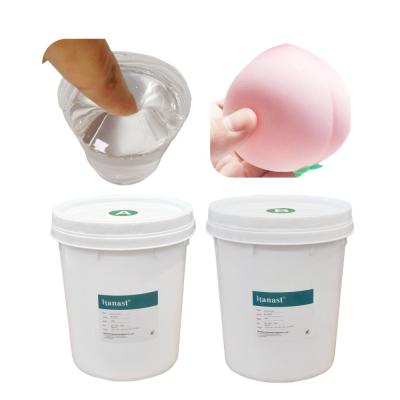Eco Toys en vrac Silicone liquide Gel de caoutchouc Matériau brut certifié ROHS