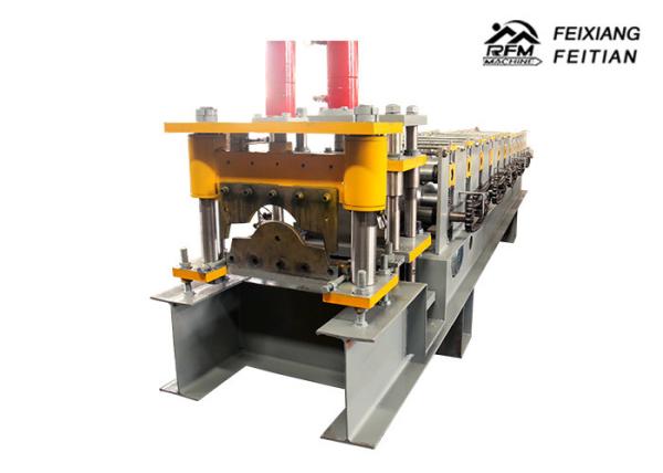 312 Roof Tile Roll Forming Machine , PLC Control Ridge Cap Roll Forming Machine