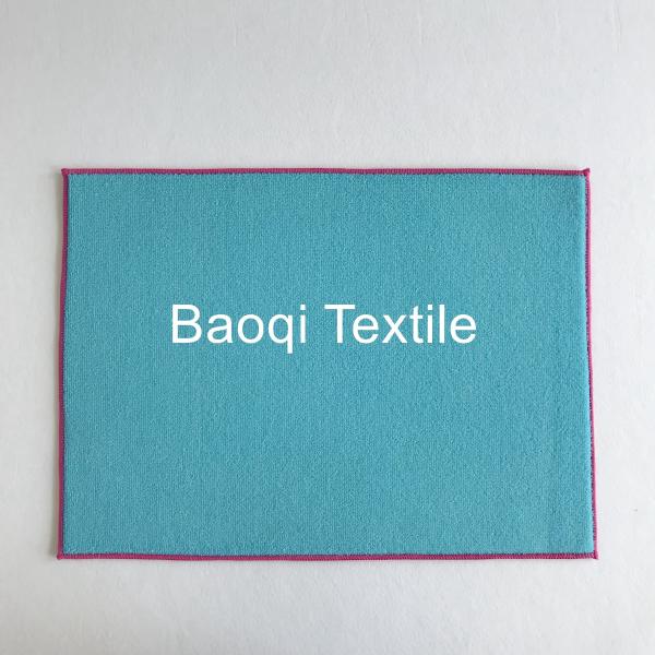 Chinese suppiler 100% polyester super absorbent water microfiber printed kitchen mat ,washable pad