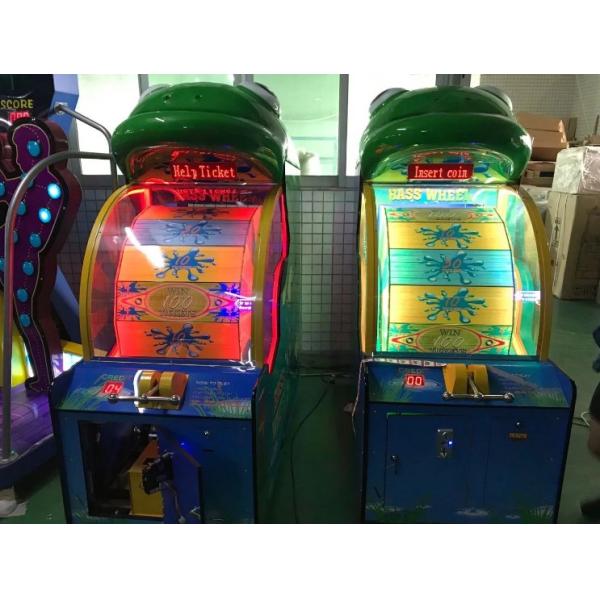 Indoor electronic prize and lottery machines+big bass wheel redemption ticket game machine