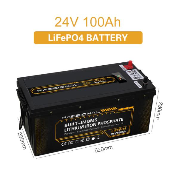 High Security Home Solar Storage System , 24v 100ah Lithium Battery For EV