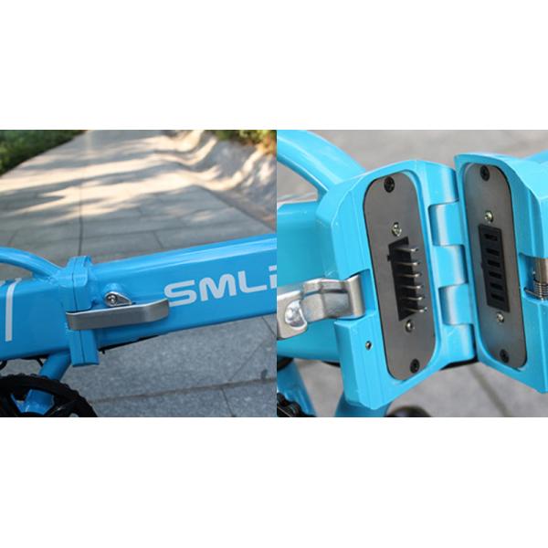 Folding Electric Powered Bicycles 36V Battery LED Highlight Headlights