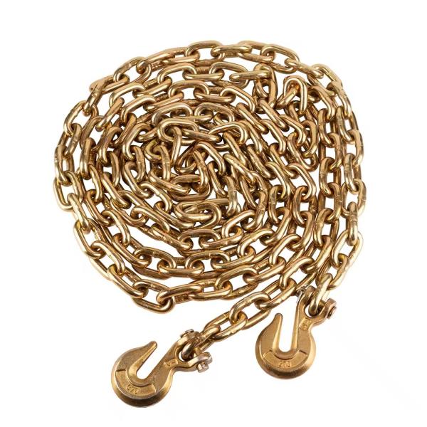 Cadenas de elevación de acero estándar G70 1/2'x 20' 48kN Carga de prueba para las necesidades de sujeción de la carga