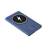 3 em 1 carregador sem fio portátil do banco 5000mah Qi do poder para Iwatch