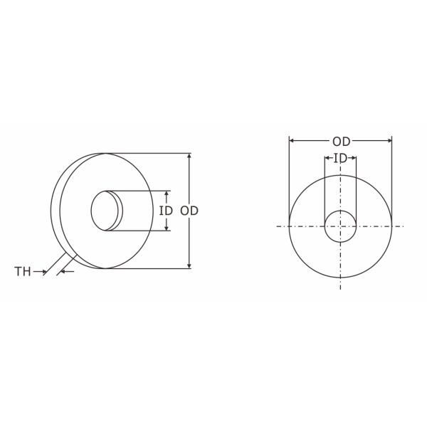 Цинк покрыл стальные крепежные детали распорки вокруг плоской шайбы M2 обвайзера - M12