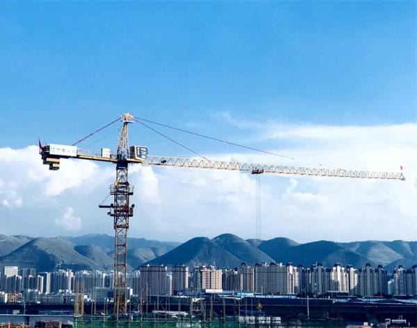 XCMG  Xga6515-8s 65m Boom Length 8t Used Stationary Hammer Head Tower Crane for Sale