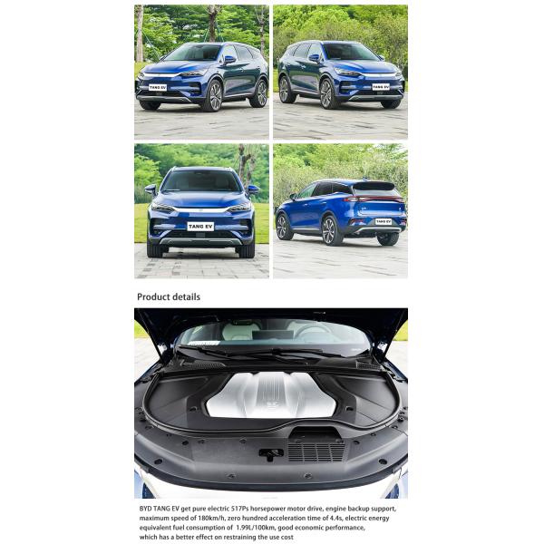 2022 Китай Новые энергетические транспортные средства Подержанные автомобили Чистый внедорожник BYD Tang EV Car