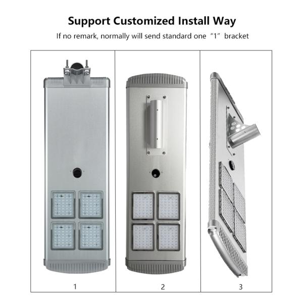 LiFePO4 Battery 12V 60W All In One Solar Street Courtyard Light