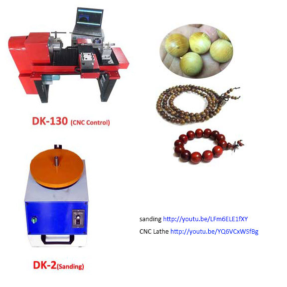 Wood Prayer beads making machine