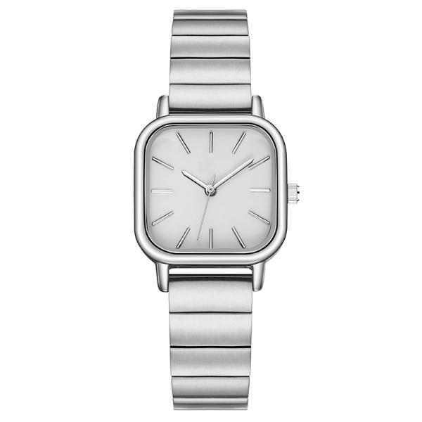 3ATM Waterproof Square Stainless Steel Quartz Watch Personality Ins Wind