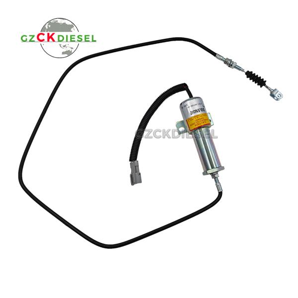 Solenoide de parada de combustible 24V R210 Interruptor 11E1-60100-24 para excavadora Hyundai