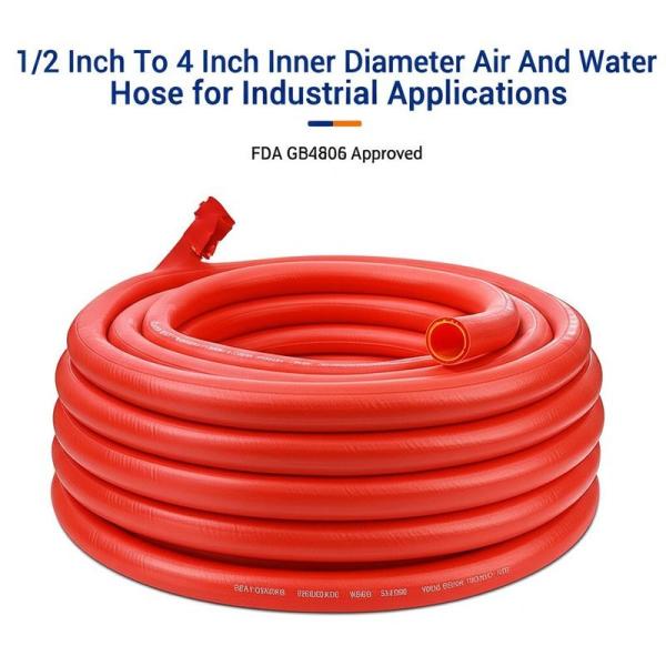 1/2 Inch To 4 Inch Inner Diameter Air And Water Hose for Industrial Applications
