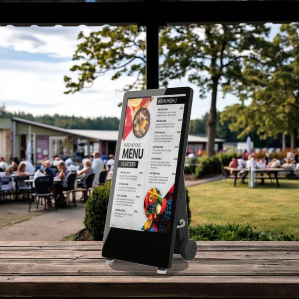 32" Outdoor Mobile Digital Signage High Brightness Waterproof Battery Powered