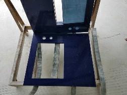 Dark Blue Solid Stone Countertops 2.5 G / Cm3 Bulk Density 3250 X 1650mm Max Size