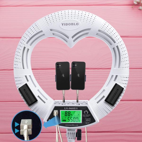 сформированное сердце 96W 18inch привело свет 18