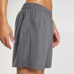                  OEM Workout Woven Shorts Polyester Double Layer Customized Logo Print Embroidery Comfortable Breathable Shorts for Men             