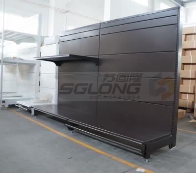 Indoor Outdoor Gondola Racking System , Metal Gondola Shelving Units