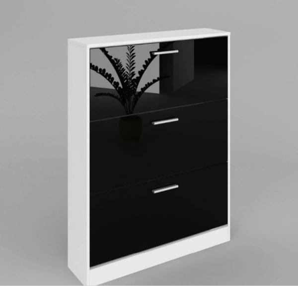 Modern design shoe rack of home livingroom furniture  Melamine cover frivolous shoe ark/shoe cabinet/shoe rack with door