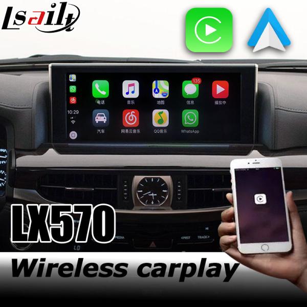 Автомобиль андроида интерфейса Lexus LX570 LX450d 2016-2020 беспроводной carplay с игрой youtube Lsailt