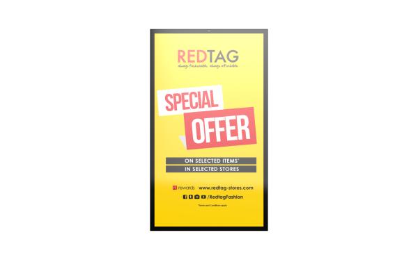 Anti Fade 55 Inch Digital Signage Commercial Outdoor Digital Signage Displays Low Power