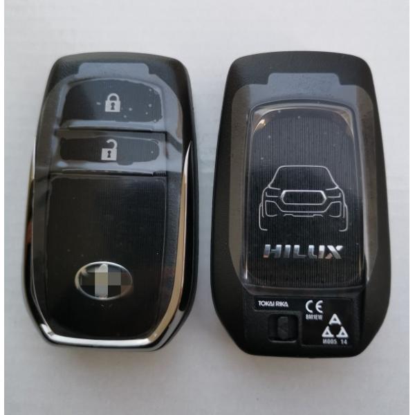 2 Button Toyota Hilux Remote Key BM1EW 89904-0K051 8 A Chip Plastic Body