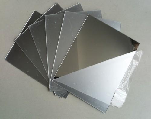 Mirror Finish Aluminium Flat Sheet  , Alloy 1060 Reflective Aluminum Sheet
