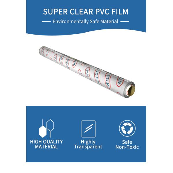 Сверхмягкая пластиковая прозрачная пленка для упаковки прозрачная виниловая упаковка