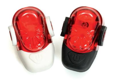 Red Flashing Silicone LED Bike Lights Hard Surface Super Bright For Adult Sports