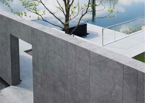 Gray 600x1200mm Clay Exterior Curtain Wall Tile
