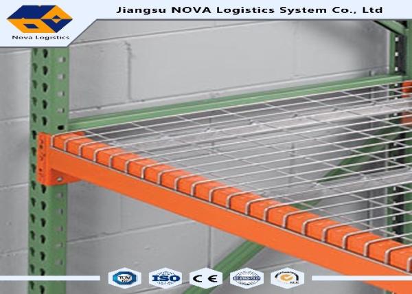 700 - 1200 Mm Racking Depth Teardrop Pallet Rack Q235B Hot Rolled Steel