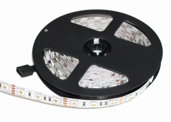 Self Adhesive 5m LED RGB Strip Lights 24V Color Chaging With Contrller CE / RoHS