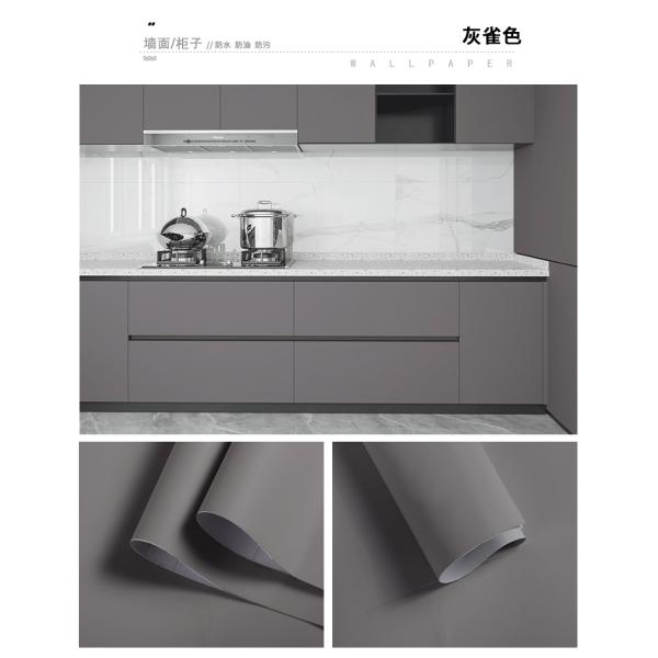 Easy DIY Installation Oil Proof Wallpaper Sticker for Entertainment Furniture Decoration